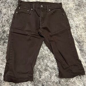 514 Levi’s Men Brown Jean Shorts